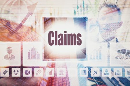 Claims software concept image.