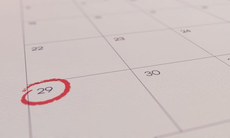 29th August marked in calendar.