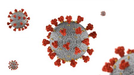 covid-19 virus under a microscopic lens, a blog about being denied covid-19 payouts.