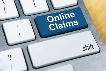 the words online claims on a keyboard - a blog abaout intelligent claims management